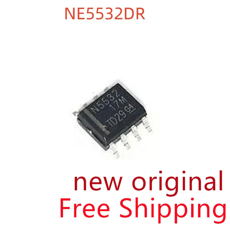 10piece New Original NE5532DR SOP-8 NE5532D NE5532 N5532 5532 Dual Operational Amplifier