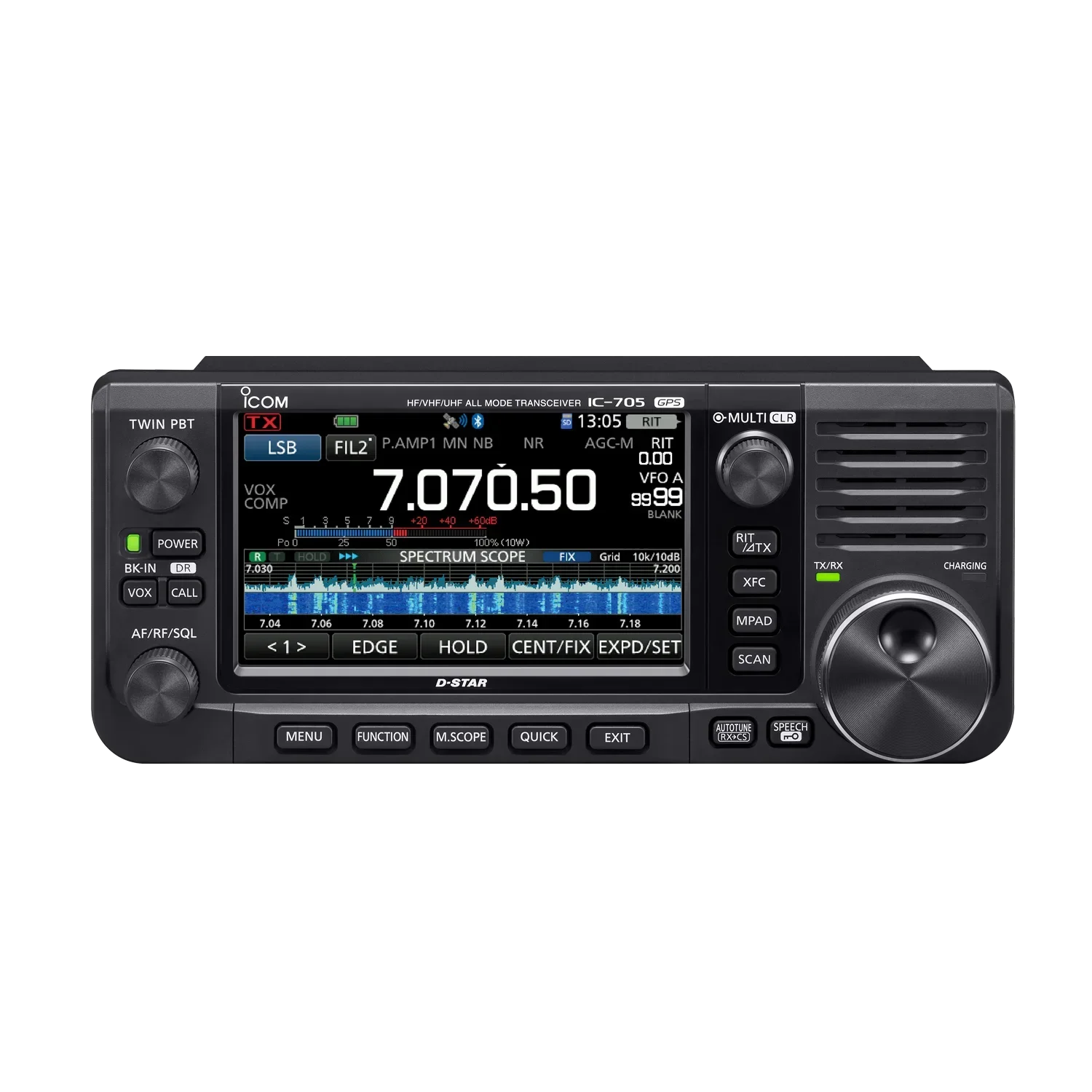 

ICOM IC 705 HF/50/144/440 MHz MULTIMODE PORTABLE TRANSCEIVER IC-705 Mobile Amateur Radio (Ham) HF/VHF/UHF All Mode Portable