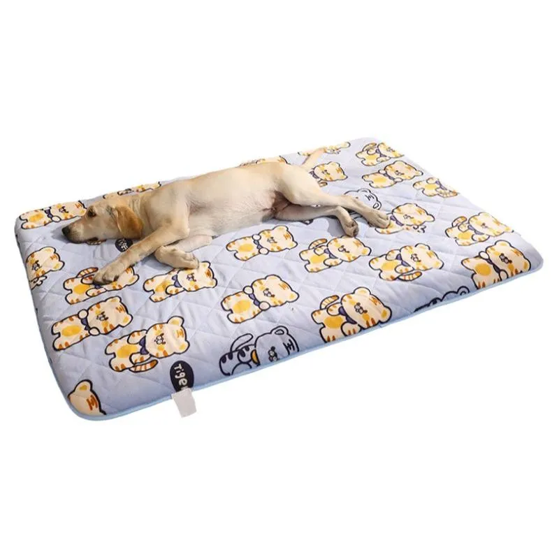 Winter Warm Small Dog Kennel Floor Mat for Sleeping Teddy Golden Retriever Bed Sofa Pet Mattresses Cat Cage Mat Dog Beds