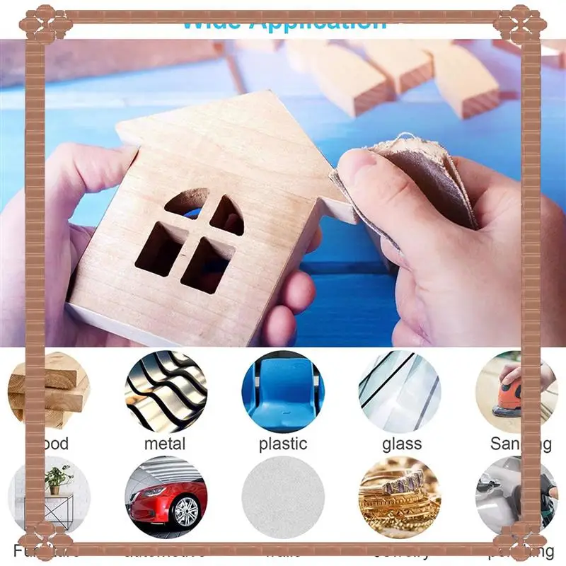 24-Hour Delivery 104Pcs Sandpaper Set 120-2000 Grit Sanding Paper Water/Dry Abrasive Sandpapers For Wood Metal Polishing Automot