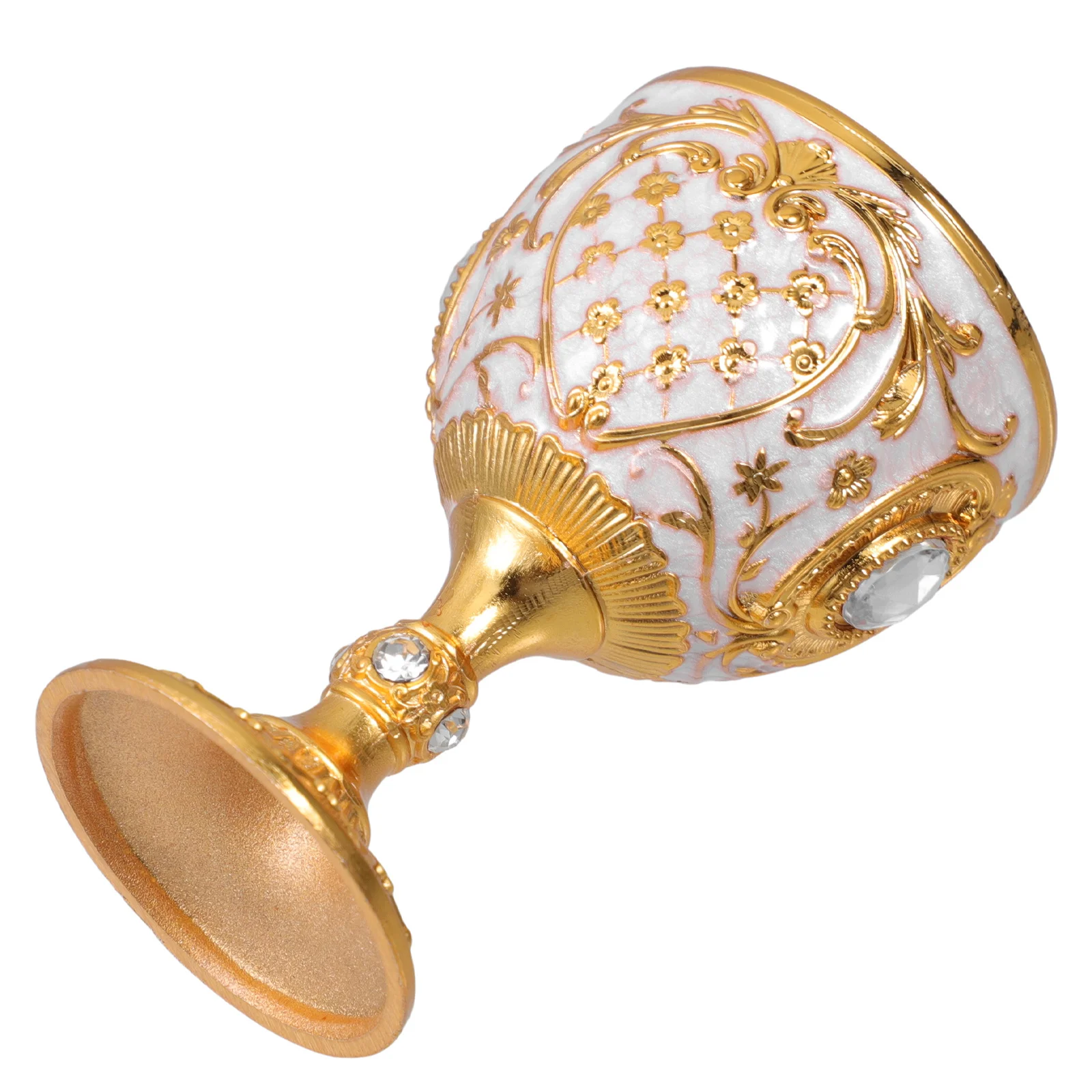 

Retro Wine Cup 30Ml Zinc Alloy Mini Goblet European Style Dinner Goblet Decorative Liquor Cup Vintage Drinkware Home Party