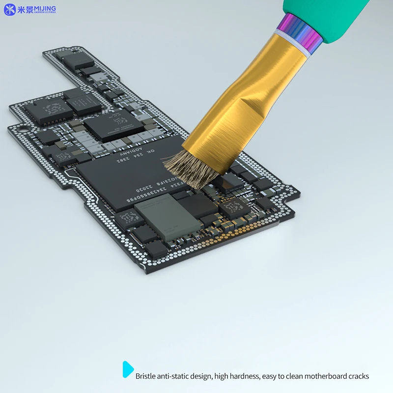 Imagem -06 - Mijing Ss2 Anti-estático ic Almofada Escova de Limpeza Reparação para Telefone Celular Computador Pcb Bga Chip Eletrônico Escova de Limpeza Ferramenta Peças