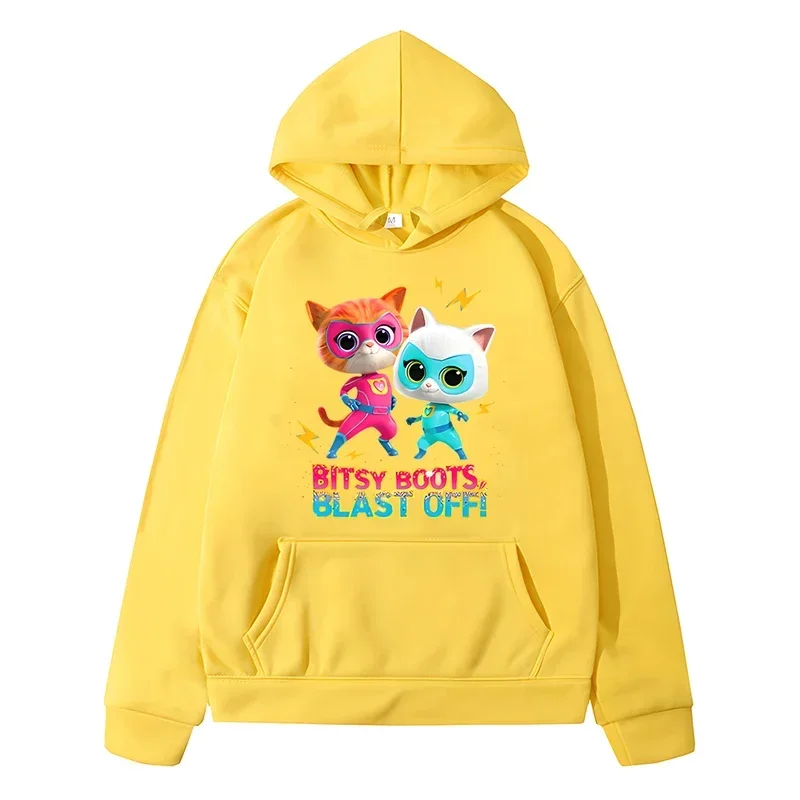 SN60 2023 New Game Super Kitties Kids Hoodies Autumn Sweatshirt Fleece Pullover anime hoodie y2k sudadera boys girls clothes 1 &