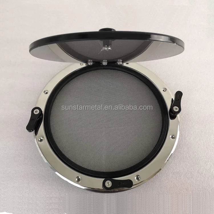 

New Condition 316L Stainless Steel round Opening Portlight Porthole Window Hatch for Marine Boat Yacht