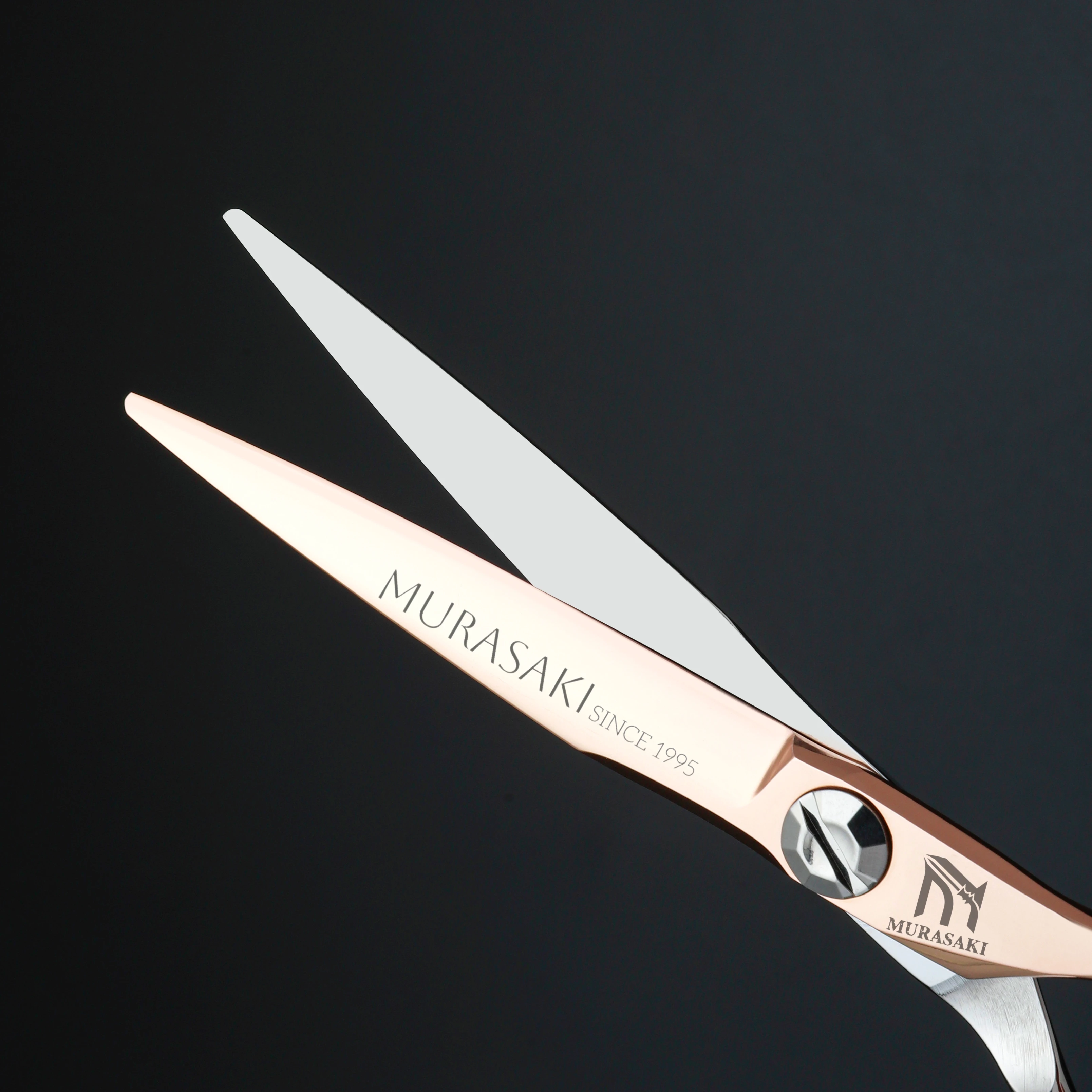Professionelle Haarschneidescheren zum Ausdünnen, 6,1-6,3 Zoll, CNC-Texturscheren mit Roségold-Beschichtung, Haarschneidemaschine aus japanischem VG10-Stahl – Detail 13