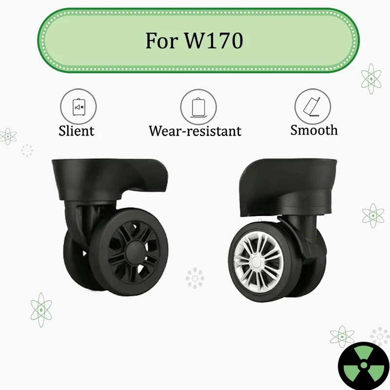 

For W170 Luggage Wheel Upgrade Kit 360° Rotating Silent Wheels Wear-Resistant and Pressure-Resistant Suitcase Wheels