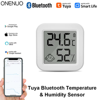 Newest Tuya Bluetooth Temperature Humidity Sensor LCD Thermometer Mini Smart Electric Hygrometer APP Remote Control Home