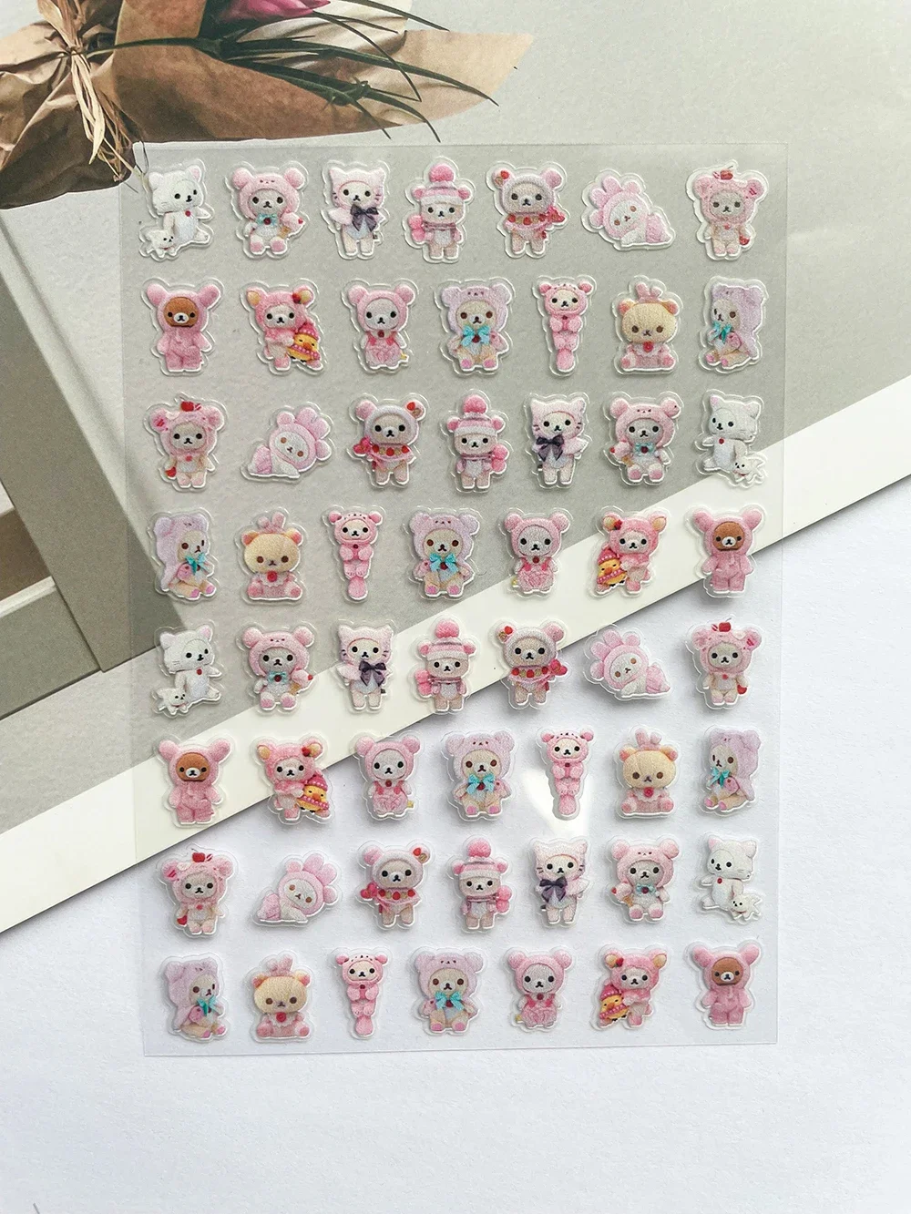 

Mini Cute Rilakkuma Bread Diy Luggage Tags Stickers Nail Art Suitcase Scrapbook Handbook Mobile Phone Shell Waterproof Sticker