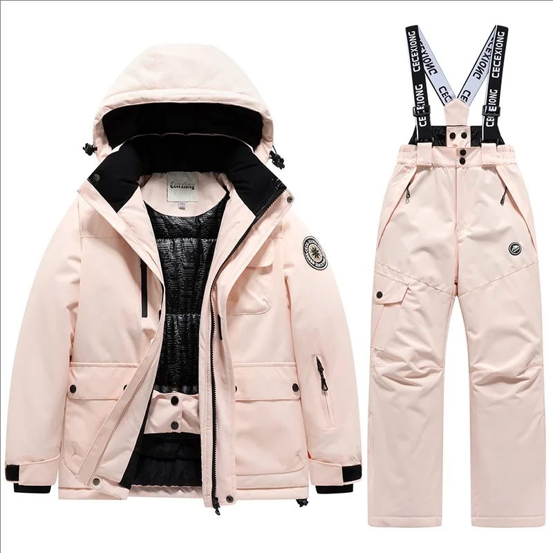 30-degree-winter-children-girl-ski-suit-warm-waterproof-gils-skiing-snowboard-jacket-6-16-years-teenager-winter-jumpsuit
