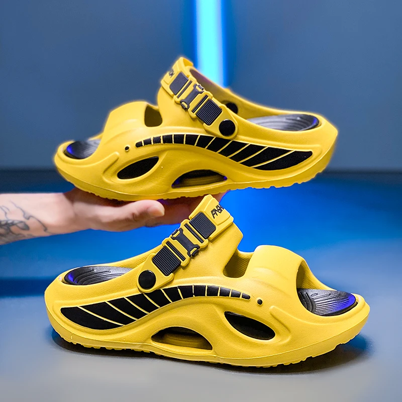 

Suitable for Outdoor Wear at the Beach and Swimming Pool in Summer, Men's Couple's Non-Slip Beach Slippers and Sandals