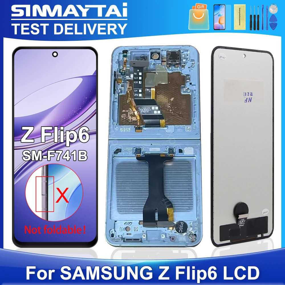 Tested Z Flip6 5G For Samsung For Z Flip 6 SM-F741B F741U F741W