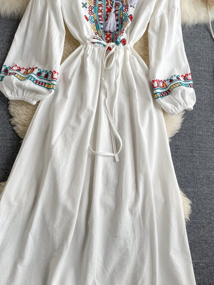 Spring Autumn Linen Lndie Folk Dress Woman Embroidery Long Sleeve Dress Elegant urban White Clothes Dresses for Women GD629 - AliExpress 200000345 Spring Autumn Linen Lndie Folk Dress Woman Embroidery Long Sleeve Dress Elegant urban White Clothes Dresses for Women GD629 - AliExpress 200000345