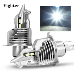 Fighter Foco H4 Led Bulbs Car motorcycle Headlight 72W Led H4 Car headlight Bulbs lamp Led H4 8000LM Auto 12V 24V 6000K