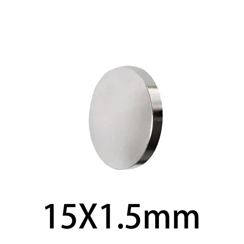 

Маленькие круглые магниты 15x1,5 мм для домашних холодильников, офисов своими руками 15*1,5