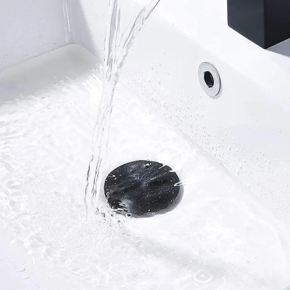 

Pop Up Basin Waste Plug 66mm M8 Brass Matte Black Click Clack For Bathroom Sink Bathtub