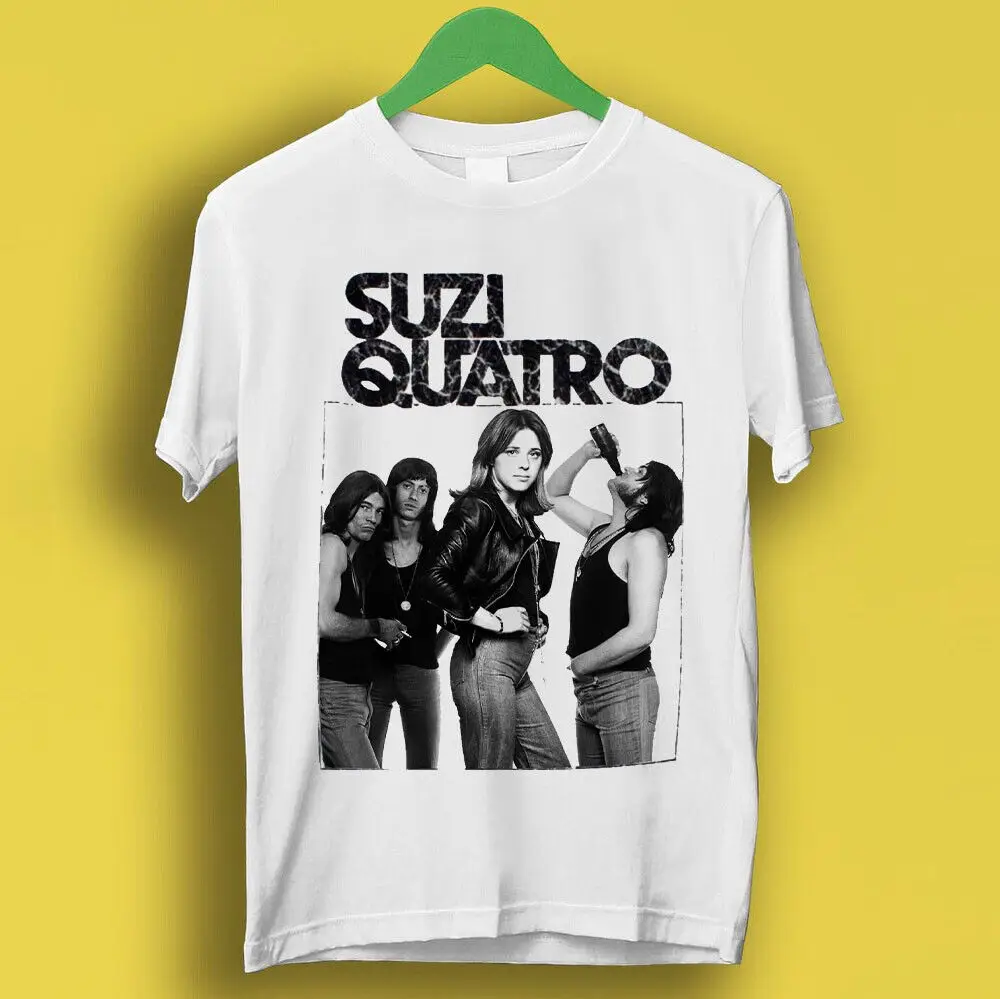 Suzi Quatro The Girl From The Detroit City Music Retro Cool Tee T Shirt P55