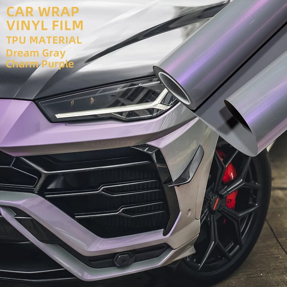 

OEM Color-Changing Glossy Wrap Film for Car Body Scratch-Resistant TPU Roll Available for Distributors-ODM Available