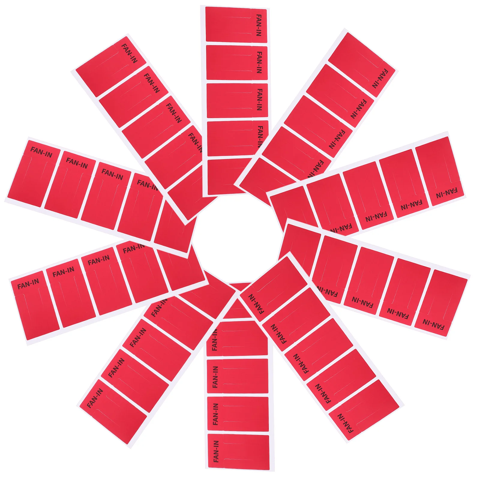 ملصقات تشير إلى تدفق الهواء، ملصقات اتجاه الرياح لتحديد فتحة تهوية التيار المتردد اللاصق Hvac، شارات السلامة المرورية #1