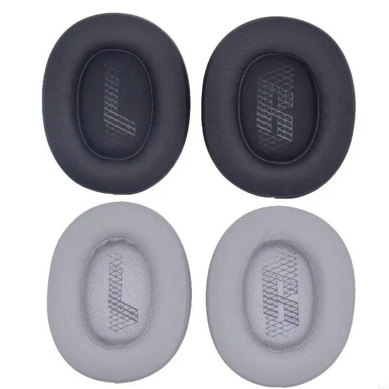 400A 2 Pieces Earpads Repalcement Protein Leather Ear Pads Cushion for JBL Live 500BT Wireless Over-Ear Headphone