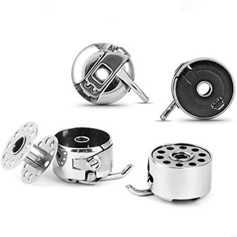 U0DE 24PCS -Nähzubehör -Set umfasst Spulen- und Kofferhandwerkswerkzeuge, die für effiziente Haushaltsprojekte geeignet sind