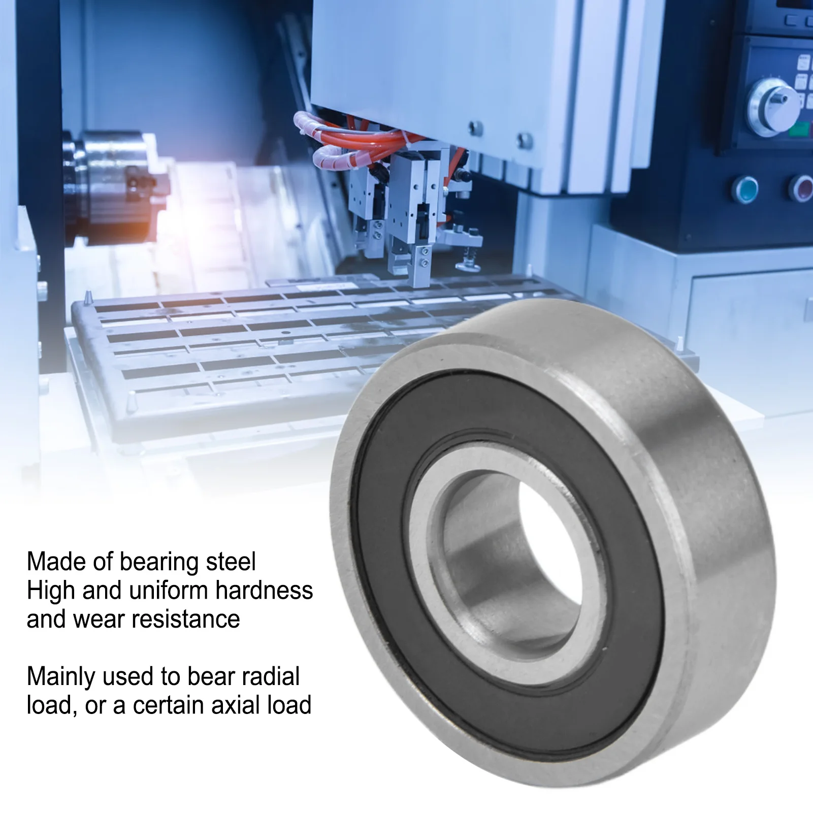 

Miniature Ball Bearings High Accuracy Rubber Sealed Radial Bearing Miniature Bearing