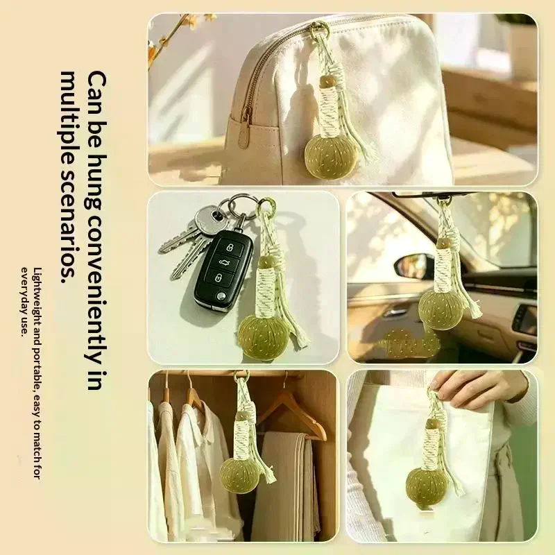 Summer Massage Hammer Keychain Aromatic Sachet Small Pendant Moxa Hammer Creative Gift For Enterprises