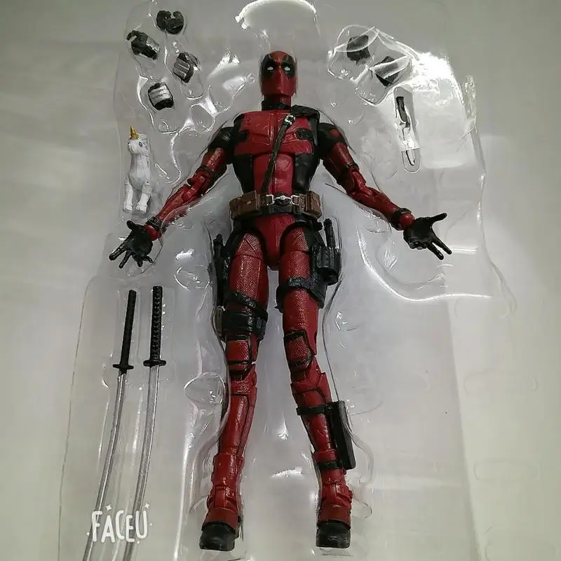 

Domestic Version Of Deadpool Movable Joint Model Toy With Accessories Model Trendy Toy High Quality Desktop Ornaments Gift