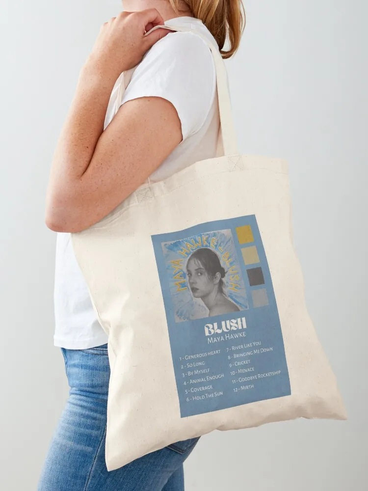 

Blush Maya Hawke Tote Bag Big bag shopping trolley bag tote bags aesthetic tote screen