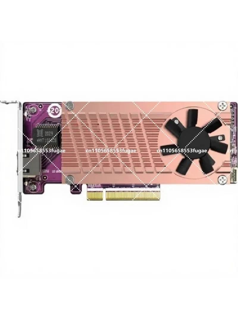 10 Gigabit Ethernet NAS Adapter, Dual M.2 NVMe SSD Expansion Card with 10GbE Port