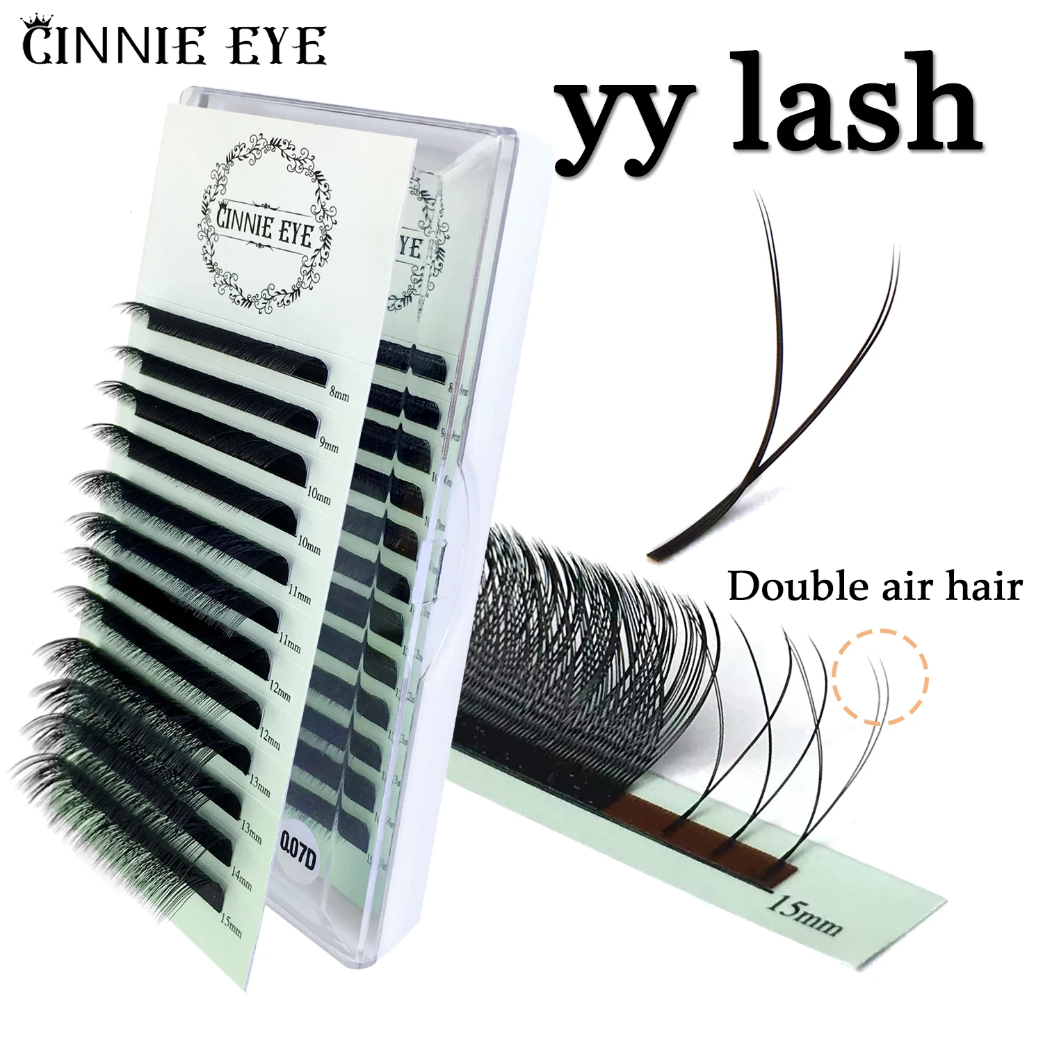 YY fake lashes Mix cilios Y faux mink eyelashes 4D w Y lash individual cluster natural hair classic lashes cosplay makeup tools