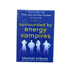 New Surrounded By Energy Vampires Thomas Erikson Bestselling Author of Surrounded By Idiots Paperback Book in English