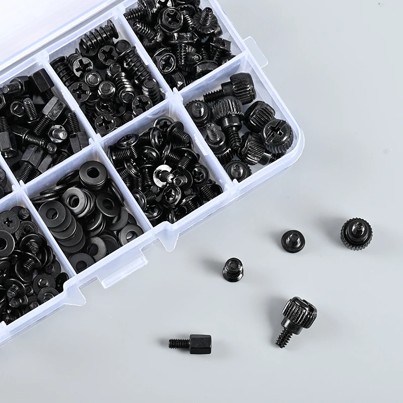 Computer Screws Assortment Kit 420pcs black chassis screws conventional universal screws