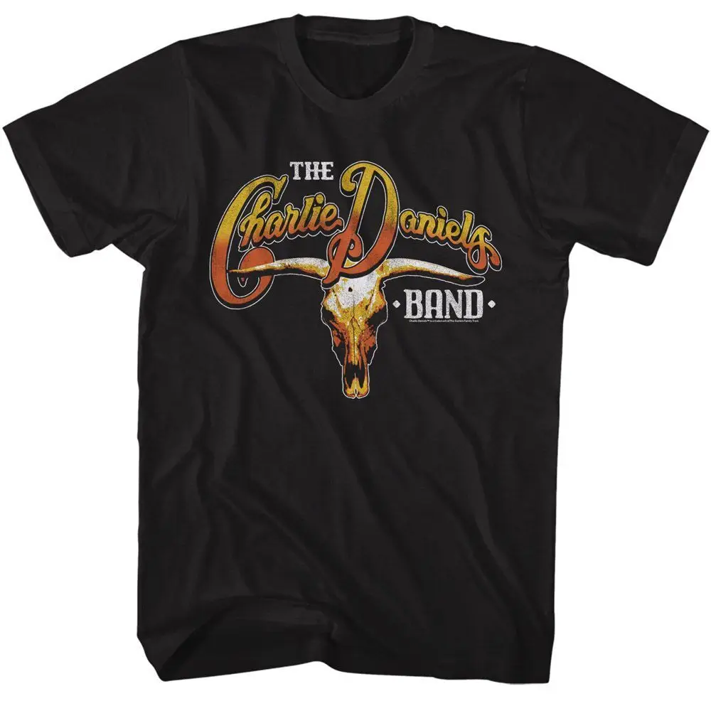 Charlie Daniels Band Cow Skull And Logo Music T Shirt