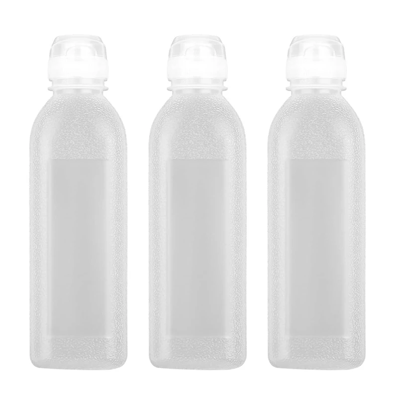 Squeeze Bottles Ketchup Bottles Squeeze For Sauces, Olive Oil Dispenser, 3-Pack 17 Oz (500ML)