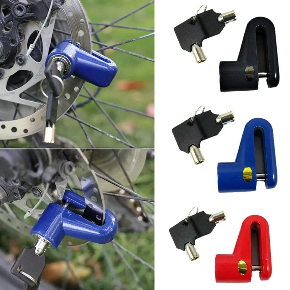 Universal Bicycle Alarm Disc Lock, Segurança Anti-Theft, Travas de freio para Scooter, Motocicleta, Cadeado de roda de bicicleta, Acessórios, K7B0