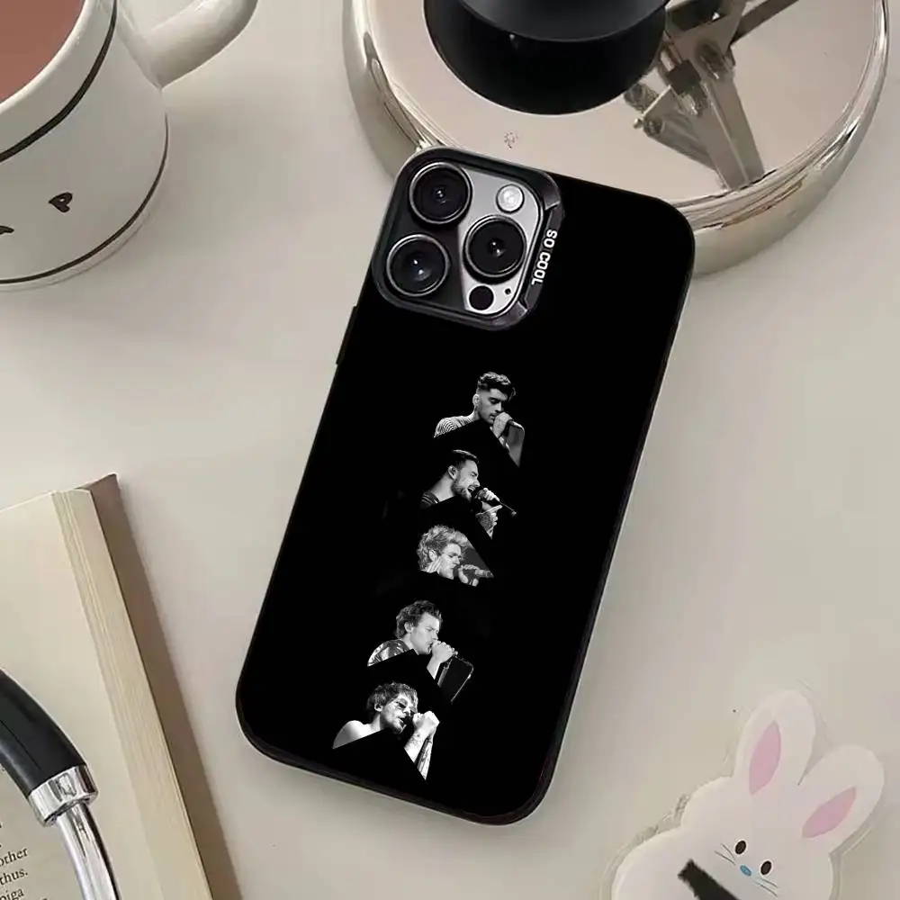 One D-Direction-ES Band OD Phone Case For iPhone 17, 16,15,14,13,12,11 Plus,Pro Max, Colorful Silver Funda Cover