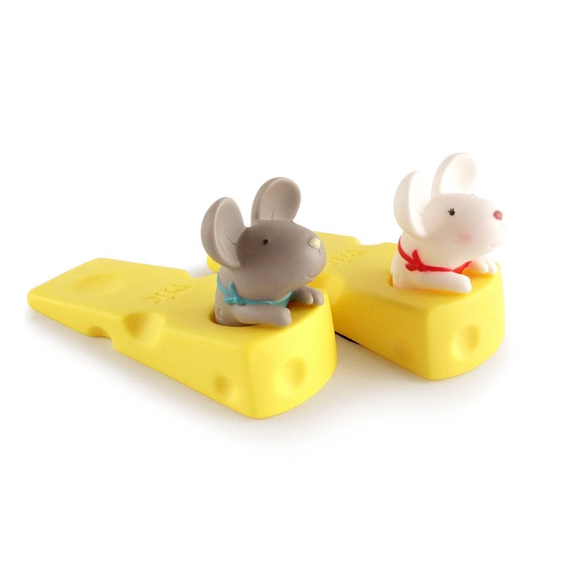 A52I-Cute Door Stops Cartoon Creative Silicone Door Stopper Holder Toys For Children Baby Home Furniture Hardware