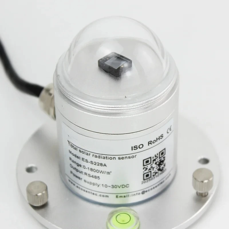 ES-S228A 光電グローバル太陽放射センサー RS485 トランスミッター 0~1800W/ ㎡   放射照度計 農業用