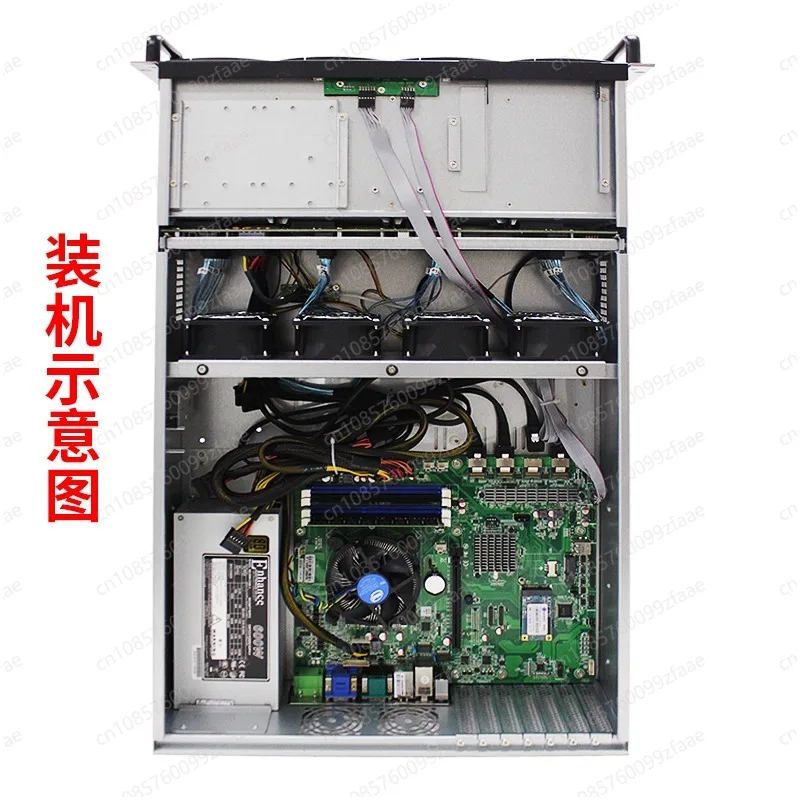 3U high density storage chassis 16 disk hot swap, support EATX dual main board