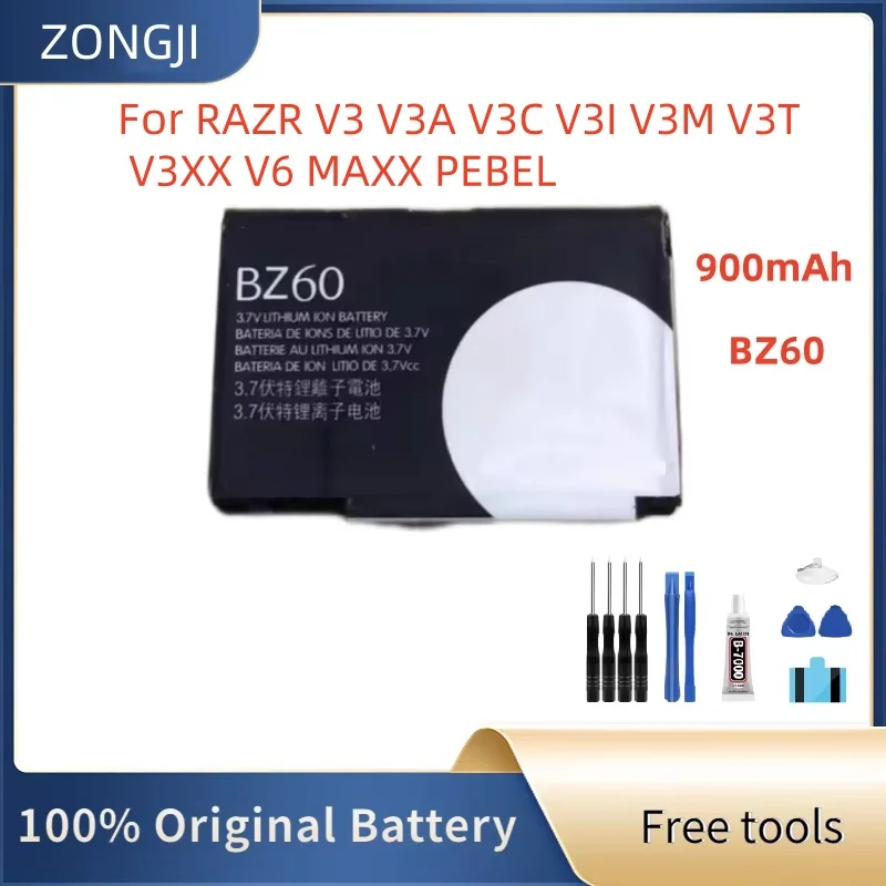 

Новый аккумулятор BZ60 для телефона RAZR V3 V3A V3C V3I V3M V3T V3XX V6 MAXX Аккумуляторы + бесплатные инструменты