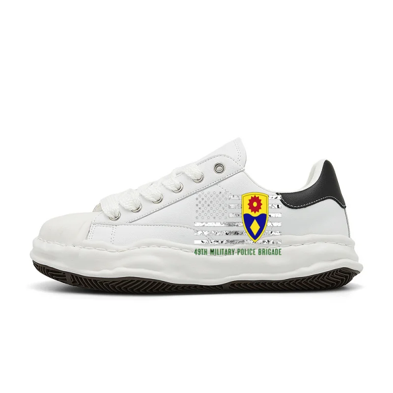 

49th Military Police BrigadeVintage Fashion Street Sneakers，The design is retro, stylish, comfortable, and versatile，Suitable fo