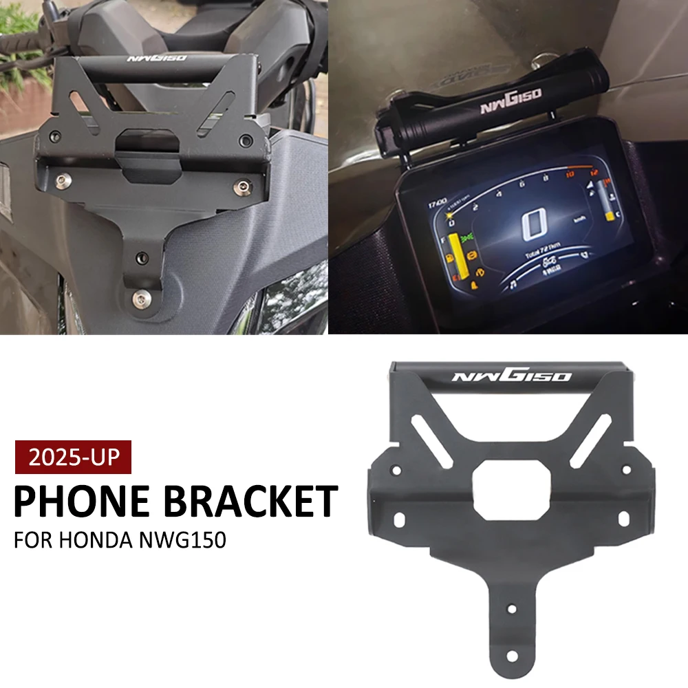 

Мотоциклетное 22 мм GPS-крепление для телефона, USB-зарядка, навигационный кронштейн, держатель для телефона, противоударная подставка для Honda Nwg150 NWG 150 2025-UP