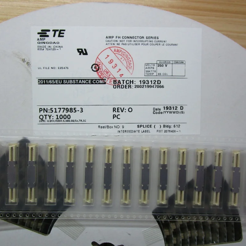 5PCS    5177985-3    80P    Board-to-board and backplane connectors