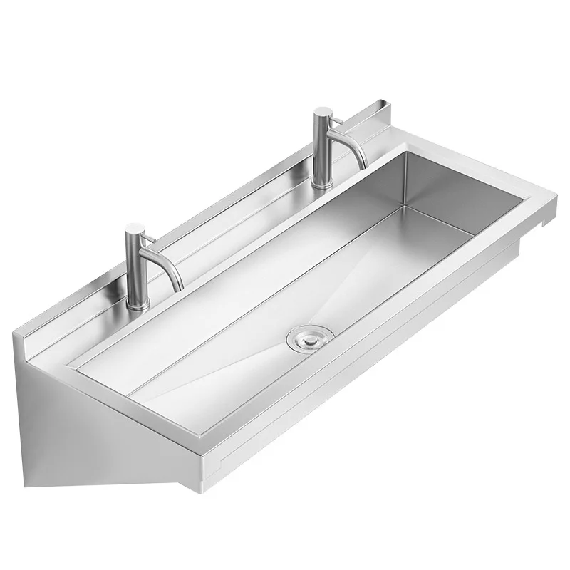 

304 stainless steel wall-mounted bathroom wash basin sink