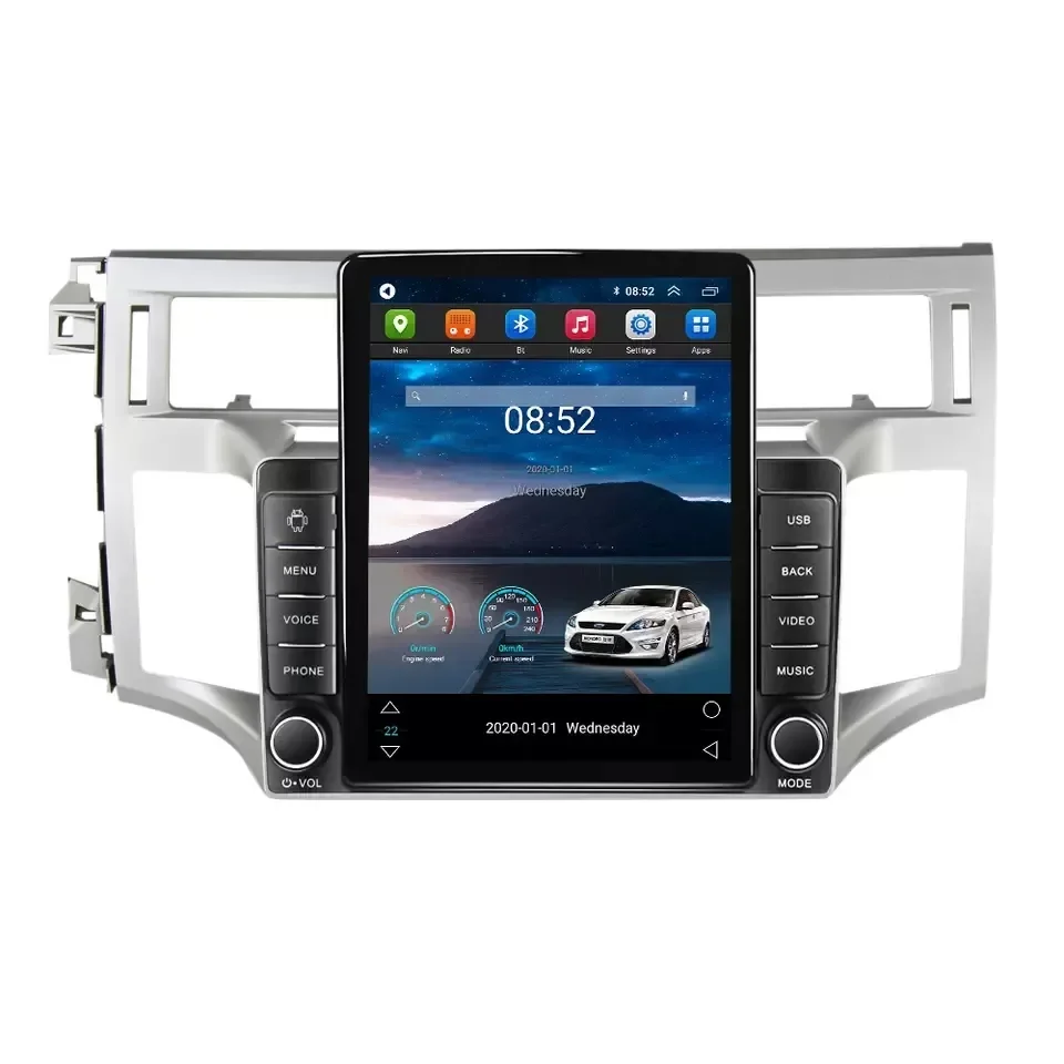 Tesla Android 11 android navigation For Toyota Avalon 2006-2010 8+128G 360 camera key lights carplay+auto car stereo