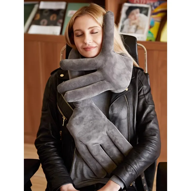 Creative Palm Travel Pillow Office Nap Seat Pillow Neck Ride Neck Guard