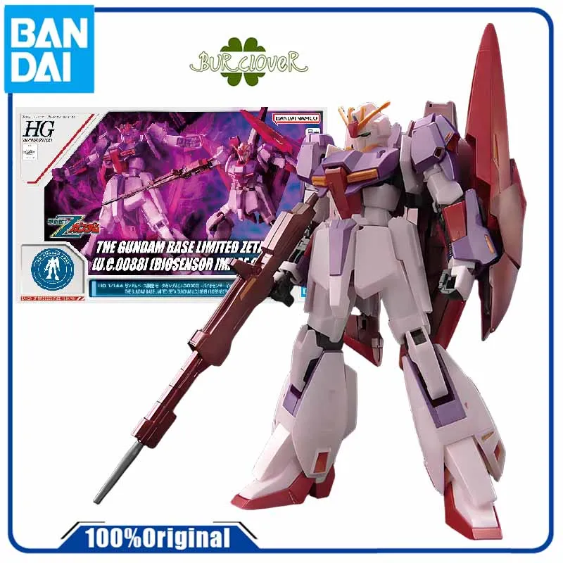

Bandai Original GUNDAM HG Series THE GUNDAM BASE LIMITED ZETA GUNDAM U.C.0088 Anime Action Figure Assembly Model Toys