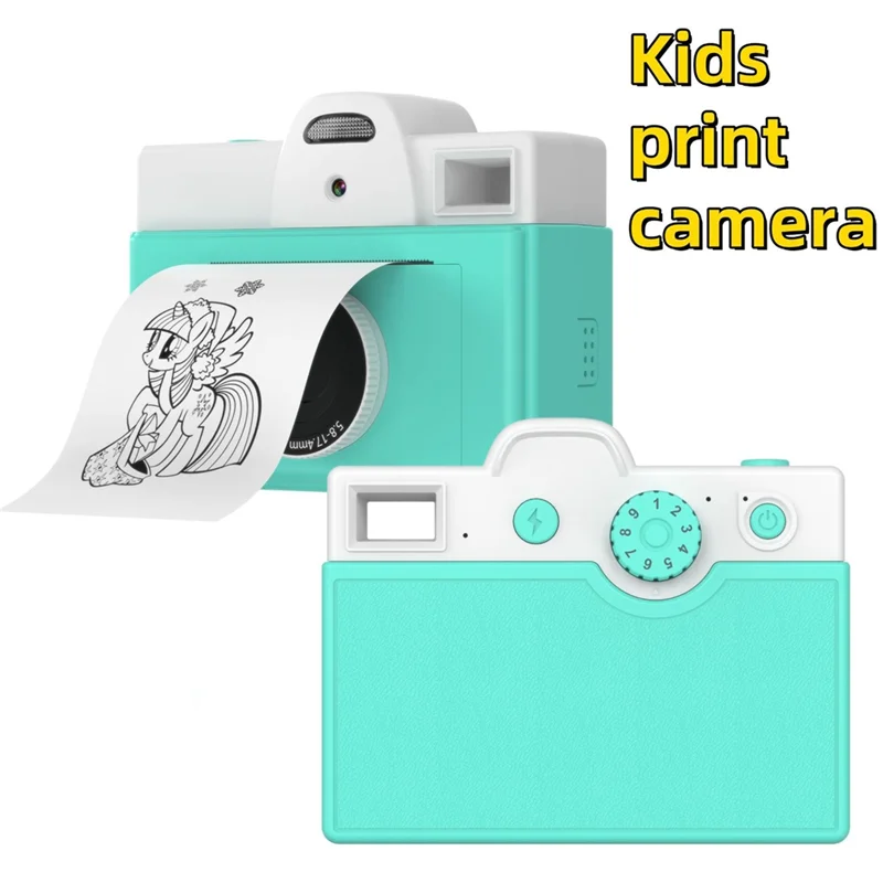 A94e-crianças câmera de impressão instantânea crianças câmera de impressão térmica digital câmera de impressão de fotos instantânea brinquedos presentes menino e menina