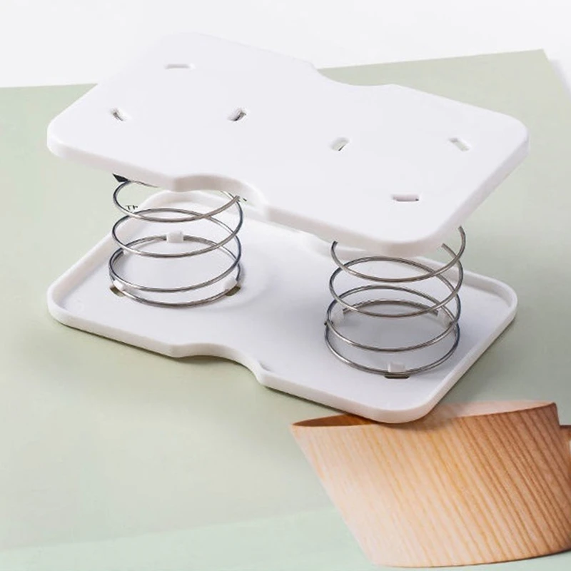 Spring Tissue Case, Tissue Box Spring Holder, Paper Towel Stand, Tissue Tray, Tissue Support Stand, Simple And Practical