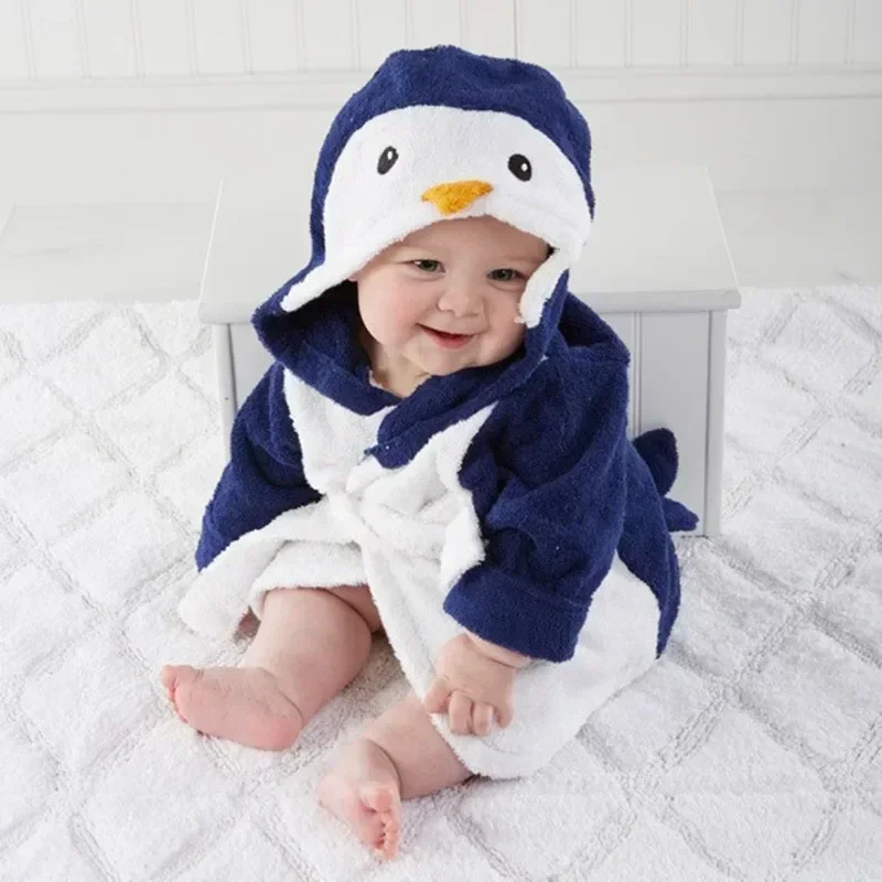 

0-6 Years Baby Cute Animal Pure Cotton Kids Bathrobe Baby Bathrobe Unisex Winter Newborn Boys Girls Clothes Baby Pajamas